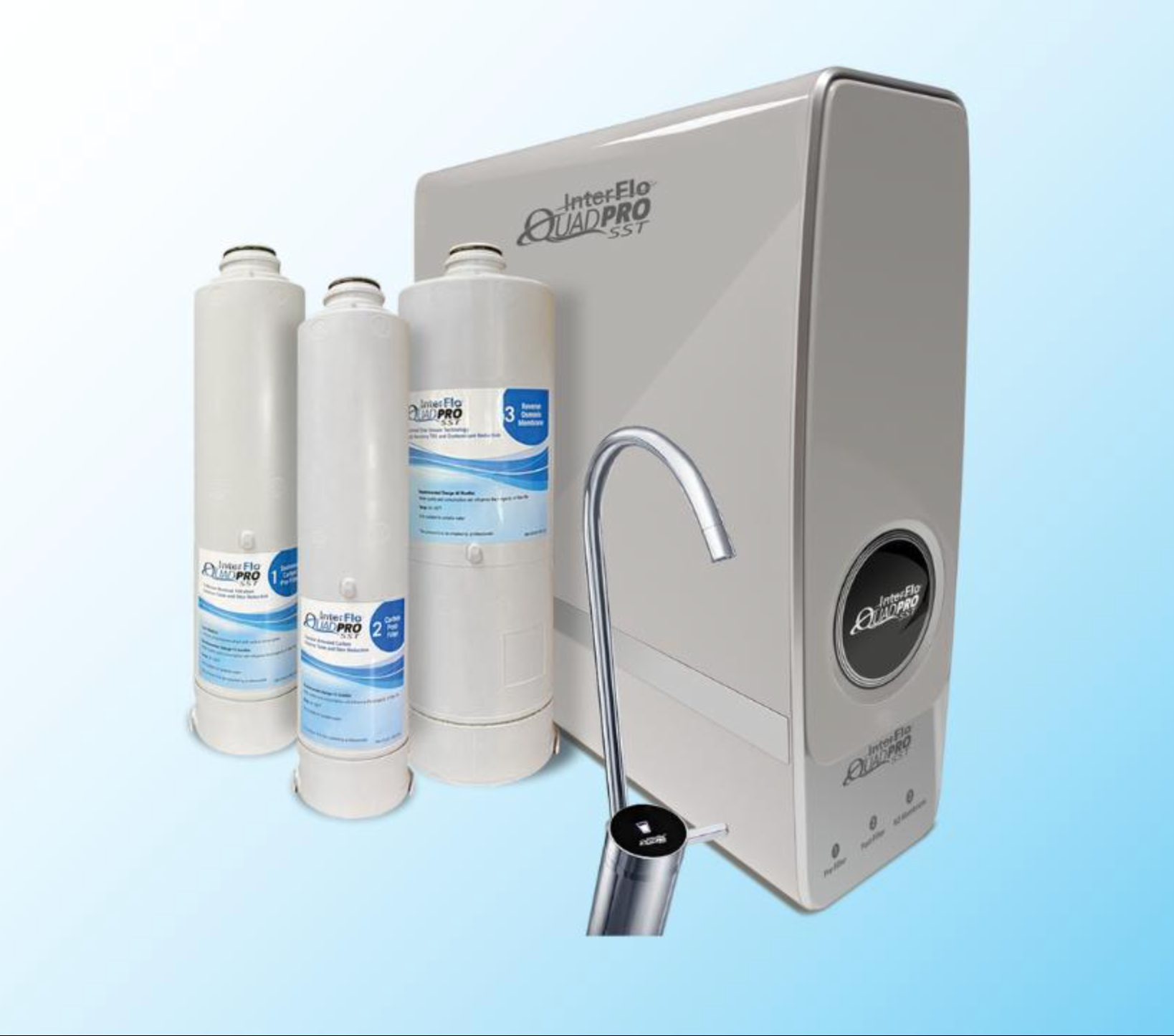 InterFlo QuadPro SST Tankless Reverse Osmosis System
